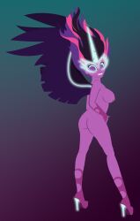 1girls 2022 2d 2d_(artwork) 2d_artwork ass ass_focus big_ass big_breasts bite biting biting_lip biting_own_lip breasts dark-skinned_female dark_skin domino_mask egor418 equestria_girls feet female female_only fingerless_gloves gloves heels horn mask midnight_sparkle mostly_nude mostly_nude_female my_little_pony naked_footwear neon neon_lights nude nude_female purple-haired_female purple-skinned_female purple_body purple_hair purple_hair_female purple_skin rear_view solo solo_female solo_focus thick_thighs thighs unicorn_horn wings