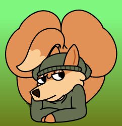 2025 anthro ass ass_up beanie booty bottomless butt_up cartoon_network cringebird fox front_view furry hbo_max hoodie jellystone_(hbo_max) lake_renard nonbinary nonbinary_(lore) original_character seductive seductive_eyes seductive_look seductive_pose seductive_smile self_insert sketch solo tagme tail