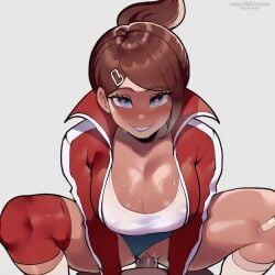 asahina aoi from danganronpa by crazyfishbones experimental