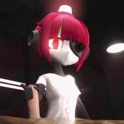 3d_animation alternate_version_available animated animation cock cute different_angle emotionless expressionless garry's_mod handjob lisedoub looking_at_penis looking_away loop mini_sentry mini_sentry_chan_(zzwz) no_emotion red_eyes red_hair red_light robot robot_girl robot_humanoid tagme team_fortress_2 tsundere