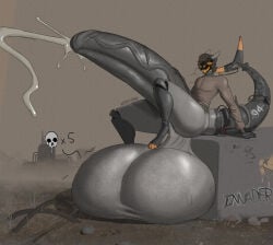 absurd_res ace0t0nic after_vore anthro anthro_pred aquatic balls balls_on_ground big_balls big_penis bodily_fluids bottomless bottomless_anthro bottomless_male clothed clothing cock_vore cum cum_vore death detailed_background digestion digital_drawing_(artwork) digital_media_(artwork) ejaculation english_text erection ethan_(humbug) fatal_vore fin fish foreskin genital_fluids genitals glistening glistening_balls glistening_genitalia glistening_penis hi_res huge_balls huge_penis hybrid hyper hyper_balls hyper_genitalia hyper_penis looking_pleasured machine male male_anthro male_pred mass_vore multiple_prey number number_on_body open_mouth penile penis protogen shark shark_tail shirt sitting skull_symbol solo sweat sweater sweaty_balls sweaty_genitalia tail tail_fin text tongue tongue_out topwear turtleneck vein veiny_penis visor vore