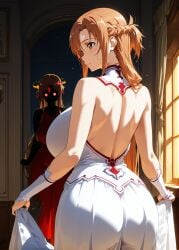 1girls ai_generated alternate_ass_size alternate_body_type alternate_breast_size alternative_bust_size asuna_(sao) asuna_yuuki beautiful beauty below_view breasts breasts_bigger_than_head brown_eyes brown_hair cleavage clothed clothing elisabeth_cheria female female_focus female_only from_below gigantic_breasts huge_breasts hyper hyper_breasts large_breasts long_hair massive_ass massive_breasts massive_thighs massive_tits mommy mommy_milker mommy_milkers open_clothes open_eyes orange_hair patreon patreon_username sexy_body solo solo_female solo_focus stretched_clothing sword_art_online sword_art_online:_alicization sword_art_online:_fairy_dance tight_clothing voluptuous yuuki_asuna