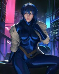 kusanagi motoko from ghost in the shell by dalejomej