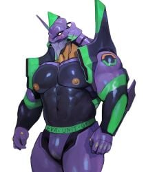 eva 01 from neon genesis evangelion by dry skeleton
