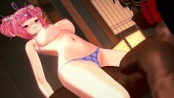 1boy 1boy1girl 1girls 3d 3d_animation animated atwc blush bouncing_ass bouncing_breasts cowgirl_position dark-skinned_male demon_girl dominant_male enjoying eyes_rolling_back hair_ornament imsayaa34 indie_virtual_youtuber interracial interracial_sex ironmouse ironmouse_(decora_outfit) koikatsu light-skinned_female multicolored_hair night no_sound nude pink_hair pointy_ears purple_eyes purple_hair raw_sex sex sex_from_behind snowbunny submissive_female tagme thicc thick thick_ass thick_thighs twintails two-tone_hair video virtual_youtuber vtuber youtube youtuber