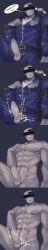 1boy 1male 2026 2d 2d_(artwork) 2d_artwork abs alternate_version alternate_version_available average_sized_penis bald bald_man balls bar_over_eyes belt black_bar_censoring black_belt black_eyebrows black_text blue_background blue_clothes blue_clothing blue_jumpsuit clothed clothed_male clothing cock cock_out color colored_skin completely_naked completely_naked_male completely_nude completely_nude_male cum cum_on_body cum_on_clothing cum_on_self digital digital_art digital_drawing digital_drawing_(artwork) digital_media digital_media_(artwork) diving_gear expendable_(pressure) facial_hair fully_clothed fully_naked fully_nude fully_nude_male gray_body grey_body grey_skin jumpsuit male male_focus male_only medium_penis multiple_versions muscular muscular_male naked naked_male no_hair nude nude_male one_color_background penis penis_out pressure_(roblox) qqr_swy roblox roblox_game same_character shirt solid_color_background solo solo_focus solo_male speech_bubble sticking_out_tongue talking_to_viewer text text_version textless textless_version twitter_link undershirt white_shirt white_undershirt