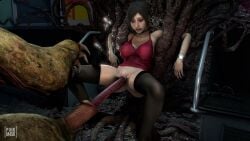1girls 3d 3d_animation ada_wong alien animated animation asian_female breasts clothing defeated duke_nukem_forever escape_attempt gun interspecies light-skinned_female light_skin looking_at_penis loop monster monster_on_female no_sound penis pinkm45k pregnator pussy reaching_for_weapon red_dress resident_evil resident_evil_2 resident_evil_2_remake short_playtime short_video shorter_than_10_seconds source_filmmaker spread_legs stockings tagme tentacle vaginal_penetration video watermark