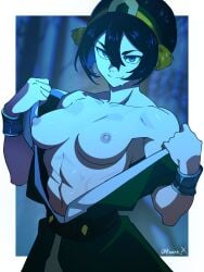 toph bei fong from avatar the last airbender by haennx