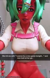 3d 3d_(artwork) 3d_animation animated athletic_female bottomless darkbahamuth demon_girl fortnite human human_penetrating light-skinned_male loop male_pov nemia_(fortnite) pov succubus tagme video