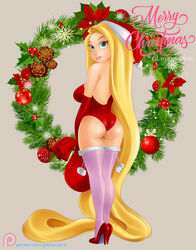 rapunzel from christmas by glamourpink