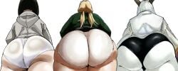 3girls ai_generated ass ass_focus ass_size_difference bbw big_ass boruto:_naruto_next_generations bottom_heavy bubble_butt dumptruck_ass fat_ass female female_only gigantic_ass huge_ass hyuuga_hinata lineup naruto_(series) naruto_shippuden otsutsuki_kaguya pawg plump_ass round_ass round_butt thick thick_ass thick_thighs thighs tsunade underwear voluptuous voluptuous_female wide_hips widescreen