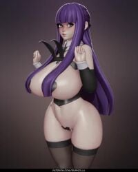 1girls 3d 3d_animation animated ass big_ass breasts bunny_ears bunny_girl dat_ass female fern_(sousou_no_frieren) hi_res hime_cut hips huge_ass huge_breasts long_hair purple_eyes purple_hair reverse_bunnysuit rushzilla sousou_no_frieren tagme thick_thighs thighs turntable_(animation) video wide_hips