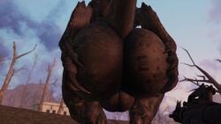 3d animated ass back_view backsack balls bethesda_softworks bouncing_butt deathclaw edit fallout first_person_view from_behind gay hi_res inviting inviting_to_sex male male_only monster pov presenting presenting_ass presenting_butt roblox short_playtime sound tagme video weapon willie_piv