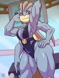 2022 armpits breasts clothed deathzera female female_machamp fingers half-closed_eyes hi_res humanoid latex looking_at_viewer machamp multi_arm multi_limb muscular muscular_female muscular_humanoid narrowed_eyes nintendo pokémon_(species) pokemon pokemon_(species) red_eyes rule_63 self_upload signature smile solo tagme video_games