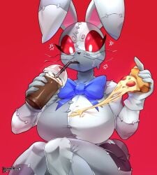 angry artist_logo artist_name bow bow_ribbon bow_tie bowtie bunnemilk bunny bunny_costume bunny_ears bunny_girl bunnygirl button buttons cropped cropped_legs cup drink drinking drinking_straw five_nights_at_freddy's five_nights_at_freddy's:_security_breach fnaf glove gloved_hands gloves grey_body logo looking_down multicolored_body pizza pizza_slice rabbit rabbit_ears rabbit_girl rabbit_humanoid red_background red_eyes scottgames sitting sitting_down steel_wool_studios stiches two_tone_body vanny vanny_(fnaf) video_game video_game_character video_game_franchise video_games watermark