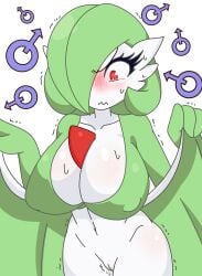 1girls anthro big_breasts blush breasts breedable confused covered_nipples crying embarrassed embarrassed_female evolution evolution_(transformation) evolution_error exposed_pussy eyelashes female female_gardevoir female_only feminization forced_feminization gardevoir gender_confusion gender_transformation genderswap_(mtf) green_hair hair_over_one_eye horny horny_female huge_breasts humanoid imminent_rape imminent_sex imminent_vaginal in_heat irritated lifting_skirt massive_breasts mtf_transformation nintendo nipple_bulge no_humans no_panties nude permanent permanent_transformation pokemon pokemon_(species) pokemon_rse post_transformation pussy red_eyes short_hair solo standing sweat tears thick_thighs transformation trembling vagina white_background white_body white_skin zorzero