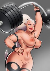 areolae armlet biceps big_breasts blue_eyes bracelet breasts busty dc dc_comics earrings female female_focus female_only fucktoontv hairless_pussy hourglass_figure long_fingernails long_hair mala mala_(dcau) mala_(kryptonian) muscles muscular muscular_female nail_polish navel nipple_piercing nipples nude nude_female nudity piercing ponytail pussy shaved_pussy superman:_the_animated_series superman_(series) tagme vagina white_hair wide_hips