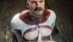 1human 2boys 2males 3d 3d_model alien alien/human alien_boy alien_humanoid alien_look_like_human average_sized_penis bara bara_tiddies bara_tits bare_chest black_and_white_hair blue_eyes daddy_acts dilf gay gay_sex gaymer93 ggaymer93 invincible looking_up_at_partner male male/male male_only mortal_kombat mortal_kombat_1_(2023) netherrealm_studios nolan_grayson omni-man pecjob pecs superhero superhero_costume thick_mustache viltrumite yaoi