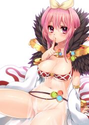 bottomless exhibitionism female pink_eyes pink_hair ragnarok_online sorcerer sorcerer_(ragnarok_online)