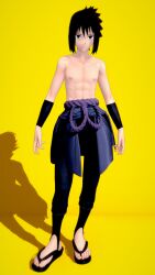 1boy 3d black_hair boys cute_male male male_focus male_only naruto naruto_shippuden realm_shota sasuke_uchiha skinny solo_male yaoi young younger_male
