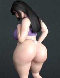 3d 3d_(artwork) asian asian_female big_ass big_breasts black_hair clothed hiding_face hyuuga_hinata long_hair naruto naruto_(series) naruto_shippuden onlythicks posing thick_ass thick_butt thick_hips thick_legs thick_thighs white_skin