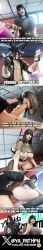 big_ass big_breasts big_butt big_cock big_penis cafe charlotte_(fortnite) comic cute_male fortnite goth goth_girl ponytail ponytail_male ya_path yoshida_(ya_path)