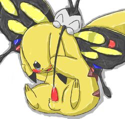 beautifly butterfly insect mouse nintendo pikachu pokemon tagme