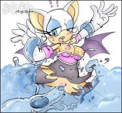 auntymoira chaos_(sonic) egg_implantation oviposition purity rouge_the_bat sega sonic_(series) straight_hair tagme tentacle vaginal_egg_implantation water