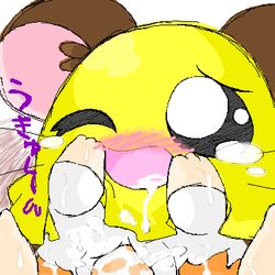 1boy 1girls abe_yukio blush hamtaro_(series) penelope_(hamtaro) penis pussy tagme