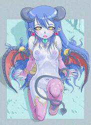 astaroth astaroth_(shinrabanshou) cum shinrabanshou small_breasts tagme