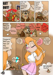 chip chip_'n_dale_rescue_rangers comic dale disney gadget_hackwrench