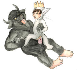 bull (where the wild things are) from where the wild things are by artist request