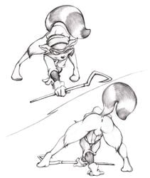 1boy anthro furry ian_r_soulfox male male_only monochrome sly_cooper sly_cooper_(series) smooth_fur solo tagme