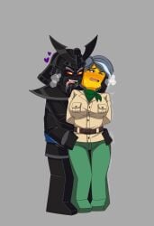 1boy1girl 1girl1boy 2d alex103 garmadon_(ninjago) lego misako_(ninjago) ninjago tagme