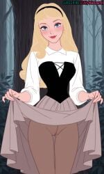 1girls accurate_art_style ai_generated aurora_(sleeping_beauty) big_breasts blonde_female blonde_hair blue_eyes blush breasts cleavage clitoris collar commission disney disney_princess dress exposed_pussy eyeshadow female female_only forest front_view hi_res hips horny_female inviting jewelry keoenl legs_apart lifting lifting_skirt light-skinned_female light_skin lipstick long-haired_female makeup night no_panties on_back on_bed open_legs outdoors pantyhose princess public public_exposure public_indecency public_nudity pussy pussy_juice royalty shy sleeping_beauty_(1959_film) smile solo stading subscribestar thick_legs thick_thighs tiara transparent_clothing vulva