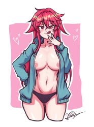 boobs_out breasts demon halfgalaxy hentai itadaki!_seieki semi_nude setogaya_mari sexy vampire_girl