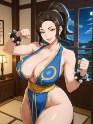 chun-li (cosplay) from pokemon by robotkesh
