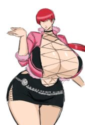 1girls 2022 2d 2d_(artwork) alternate_body_type alternate_breast_size alternate_thigh_size big_breasts blowing_kiss breasts breasts_bigger_than_head busty busty_female busty_girl chains curvy curvy_body curvy_female curvy_figure digital_drawing_(artwork) digital_media_(artwork) female female_focus female_only hair_covering_eyes hips hips_wider_than_shoulders huge_breasts king_of_fighters_xv large_breasts light_skin light_skinned_female lips long-haired_female long_hair mature mature_woman momiji_(artist) momijizx red_eyes red_eyes_female shermie_(kof) simple_background snk solo solo_female solo_focus thick_thighs thighs thighs_bigger_than_head upper_body white_background wide_hips