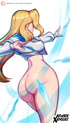 1girls 2025 2d 2d_(artwork) artist_name ass ass_focus attack back_view blonde_hair cloak_and_dagger clothed clothed_female dagger dagger_(marvel) dagger_(marvel_rivals) darkxenssei female female_only fully_clothed gameplay_mechanics jumpsuit light light_constructs long_hair marvel marvel_comics marvel_rivals phat_ass photokinesis powers questionable simple_background solo solo_female superheroine tandy_bowen white_background