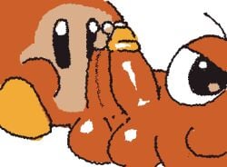 1_eye animated anonymous_artist balls balls_touching bodily_fluids cyclops digital_media_(artwork) duo erection eye_creature featureless_feet feet frottage genital_fluids genitals glans kirby_(series) low_res male male/male mouthless multicolored_penis nintendo orange_balls orange_penis penile penis penises_touching precum sex short_playtime simple_background simple_eyes squigglevision waddle_dee waddle_doo waddling_head white_background wigglypaint_(artwork) yellow_feet yellow_glans