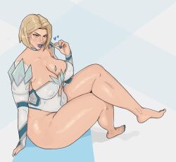 emma frost from marvel by crullet