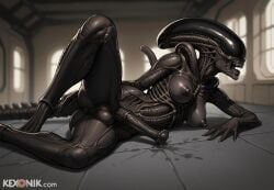 1futa ai_generated alien alien_(franchise) balls big_nipples black_body black_breasts black_nipples black_penis black_skin breasts cock dick dickgirl feet futanari horror horse_penis huge_ass huge_cock huge_testicles intersex kexonik lying_on_side medium_breasts monster on_side penis puffy_anus puffy_nipples sagging_breasts scrotum solo tail testicles toes xenomorph