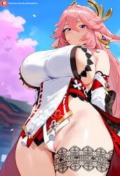 yae miko from blacked by himeno
