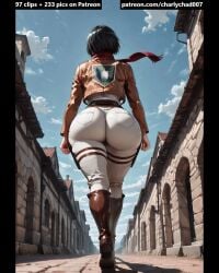 mikasa ackerman from attack on titan by charlychad007