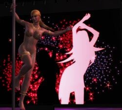 3d blonde_hair breasts feet female jc-starstorm jewelry metroid necklace nintendo pole_dancing samus_aran