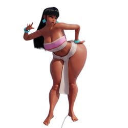 1girls 3d 3d_(artwork) 3d_model 3d_render artist_request big_ass big_breasts chel chel_(the_road_to_el_dorado) chel_(the_road_to_el_dorado)_(scrag_boy) clothing dark-skinned_female dark_skin dreamworks expressions female hair hips jewelry large_hair mayan_mythology navel posing scrag_boy_(model) semi_nude sexy sexy_body sexy_pose the_road_to_el_dorado transparent_background
