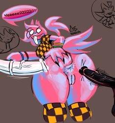 2026 4_fingers alternative_fashion anal_fluids animal_genitalia animal_penis anthro anthro_focus ass balls big_breasts big_butt big_penis black_balls black_glans blue_body blue_fur blue_vulva bodily_fluids bottomless bracelet breasts brown_clothing brown_legwear brown_shirt brown_topwear canid canine checkered checkered_clothing checkered_legwear checkered_shirt checkered_topwear clitoris clothed clothing cutaway cute_fangs dialogue disembodied_penis english_text equine_genitalia equine_penis erection exclamation_point eyeless fangs female female_focus fingers fur genital_fluids genitals glans group hair hand_on_butt hi_res huge_butt huge_cock huge_thighs humanoid_genitalia humanoid_penis ika_(snazlazzle) imminent_sex jewelry kaien_(snazlazzle) kiki_(snazlazzle) legwear mammal medial_ring motion_lines mouthless no_pupils nonbinary_(lore) pattern_clothing pattern_legwear pattern_shirt pattern_topwear penis precum purple_body purple_fur purple_hair scalie scene_(fashion) shirt smile smirk snazlazzle solo_focus speech_bubble spread_butt spreading teeth text thick_thighs throbbing throbbing_penis tongue tongue_out topwear trio vaginal_fluids vein veiny_penis vulva white_eyes white_penis white_tongue yellow_clothing yellow_legwear yellow_shirt yellow_topwear
