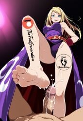 1boy 1boy1girl 1girls ai_generated b._jenet barefoot big_breasts big_feet blonde-haired_female blonde_female blonde_hair blonde_hair_female blue_eyes bracelet cleavage cum cum_dripping cum_dripping_from_feet cum_on_feet cum_on_soles defeated defeated_male dominant dominant_female domination ejaculation fatal_fury fatal_fury:_city_of_the_wolves feet feet_fetish feet_focus feet_on_penis feetgen female female_focus femdom foot_fetish foot_focus foot_sex footjob huge_cock king_of_fighters king_of_fighters_xv large_breasts looking_at_viewer looking_down looking_down_at_another looking_down_at_partner looking_down_at_viewer looking_pleasured male/female male_pov pantyshot patreon patreon_username pov pov_eye_contact pov_feet presenting_feet purple_dress seductive_look small_penis small_penis_adoration snk soles soles_fetish soles_focus standing standing_footjob standing_on_one_leg stomp stomped stomping stomping_on_dick stomping_pov the_king_of_fighters thefeetgeneration toes trample trampled_penis trampling veiny_penis video_game video_game_character video_game_franchise video_games watermark