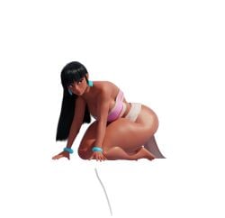 1girls 3d 3d_(artwork) 3d_model 3d_render artist_request big_ass big_breasts chel chel_(the_road_to_el_dorado) chel_(the_road_to_el_dorado)_(scrag_boy) clothing dark-skinned_female dark_skin dreamworks expressions female hair hips jewelry large_hair mayan_mythology navel posing scrag_boy_(model) semi_nude sexy sexy_body sexy_pose the_road_to_el_dorado transparent_background