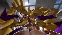 3_fingers 3d 7girls abs animated animation anthro armwear balls bandai_namco big_butt big_penis black_sclera blue_eyes bridal_gauntlets day digimon digimon_(species) ears fellatio female fighting_over_boy first_person_view furry gif hand_on_head harem huge_cock human human_on_anthro inside kespr licking_penis long_ears loop looping_animation male male/female markings muscular muscular_male neck_tuft penis pov purple_markings renamon saliva sfm short_playtime shorter_than_10_seconds sky skylight sun tan_body tan_skin tongue tongue_out two-tone_body two-tone_fur white_body white_fur yellow_body yellow_fur
